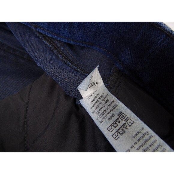 Spanx Ankle Skinny Jeans Sz L Pull On Stretch Dark Wash Tapered Leg - Picture 5 of 10